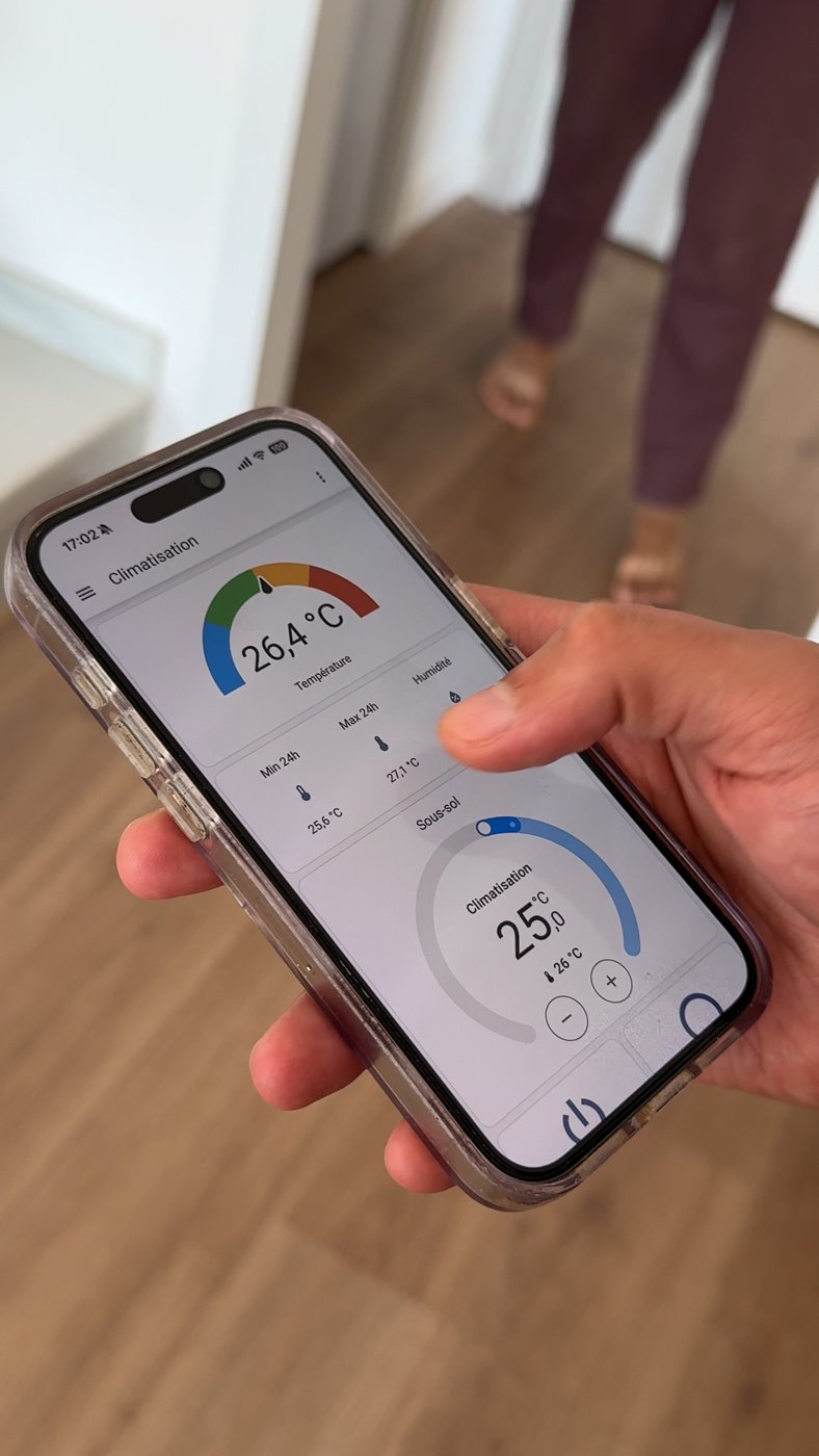 Control de la temperatura desde el móvil